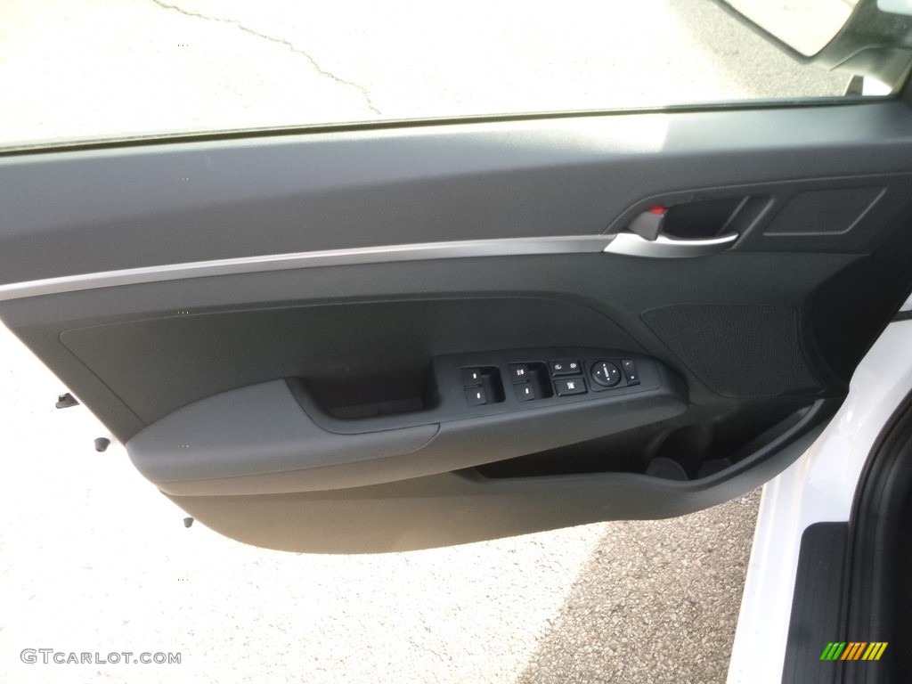 2019 Elantra SE - Quartz White Pearl / Black photo #11