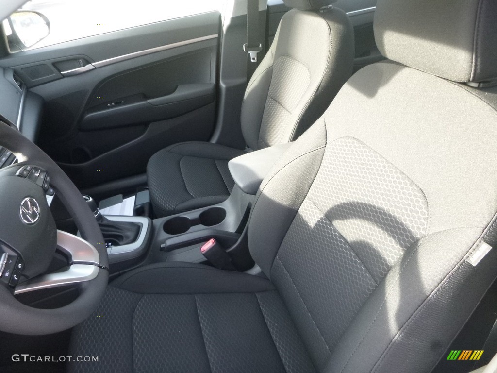 2019 Elantra SE - Quartz White Pearl / Black photo #12