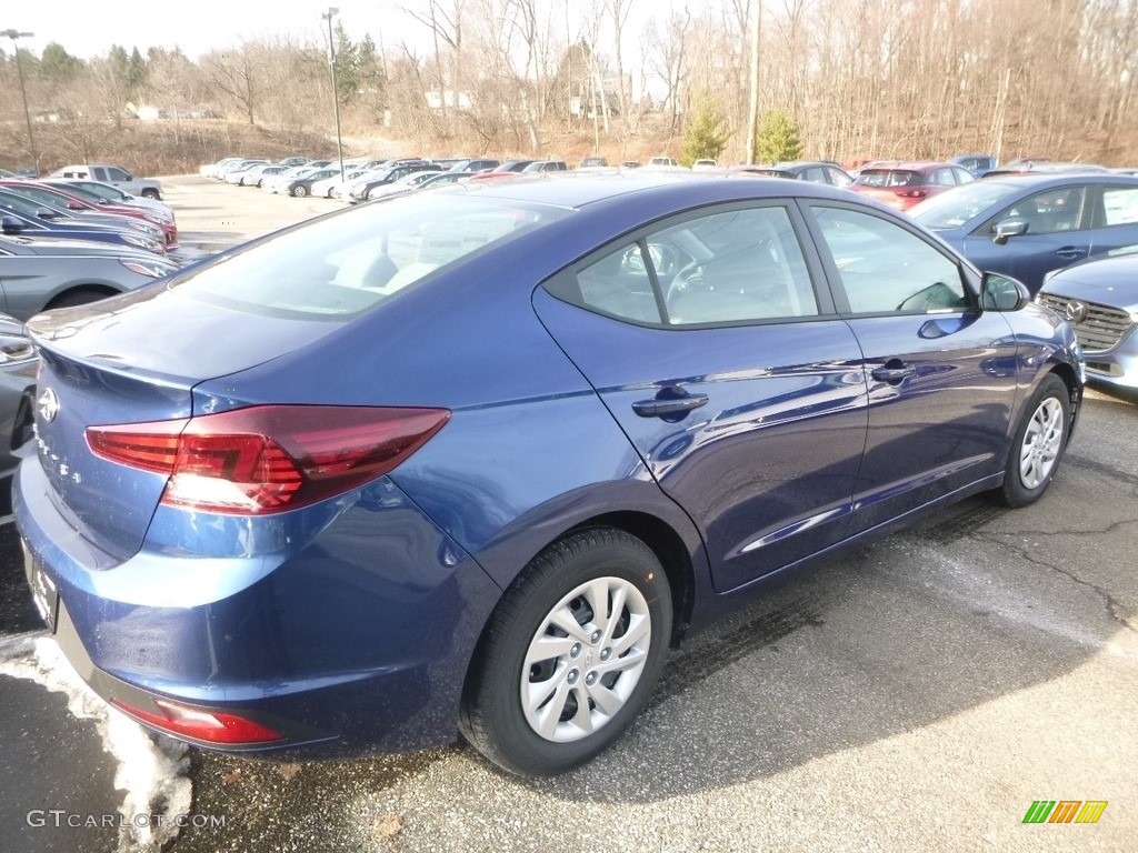 2019 Elantra SE - Lakeside Blue / Gray photo #2