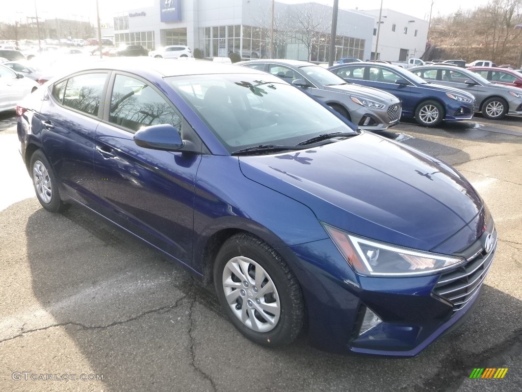 2019 Elantra SE - Lakeside Blue / Gray photo #3
