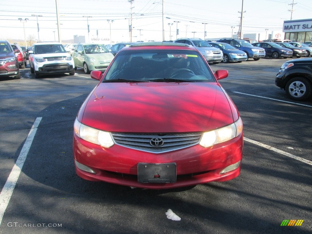 2002 Solara SE Coupe - Red Flame Metallic / Charcoal photo #3