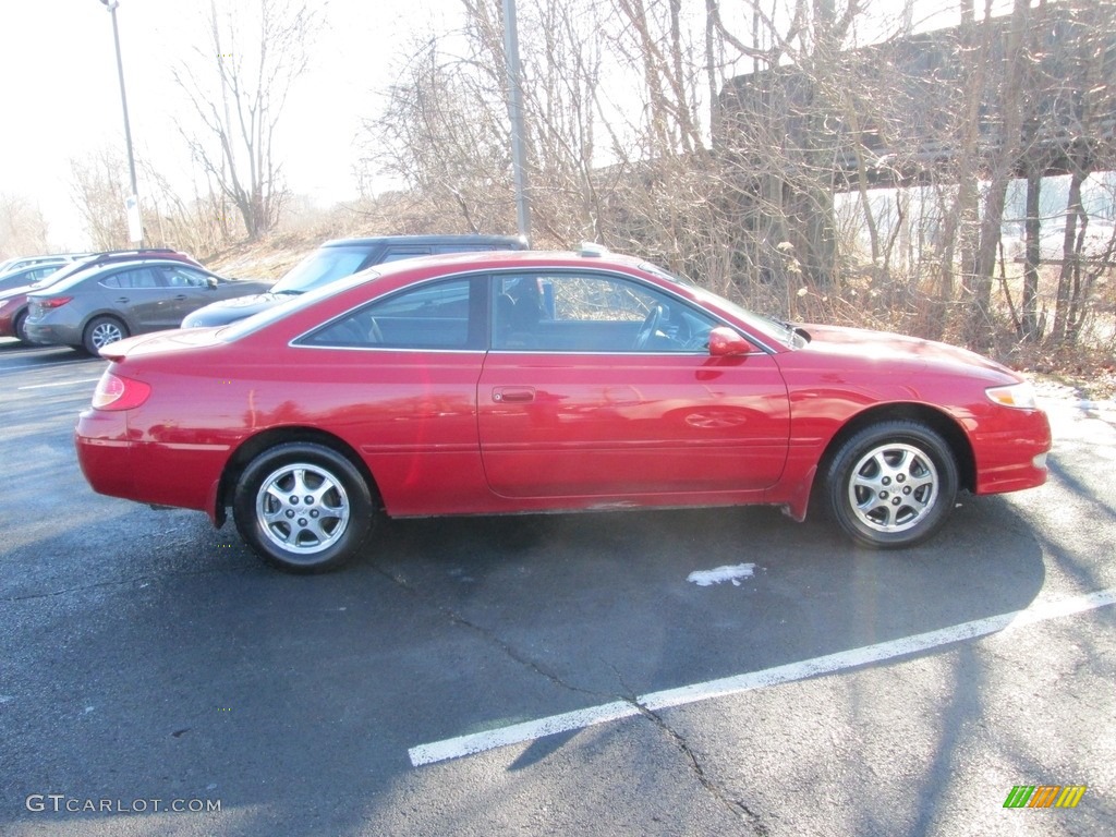 2002 Solara SE Coupe - Red Flame Metallic / Charcoal photo #5