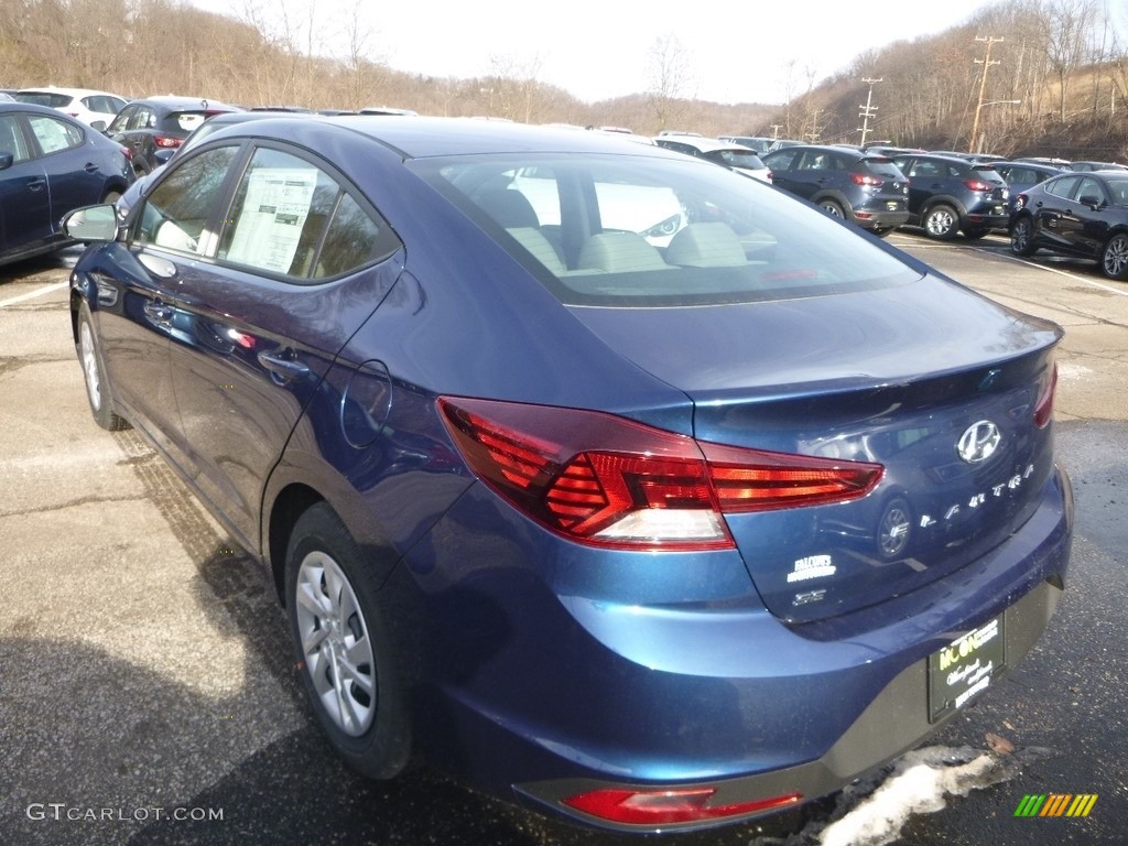 2019 Elantra SE - Lakeside Blue / Gray photo #6