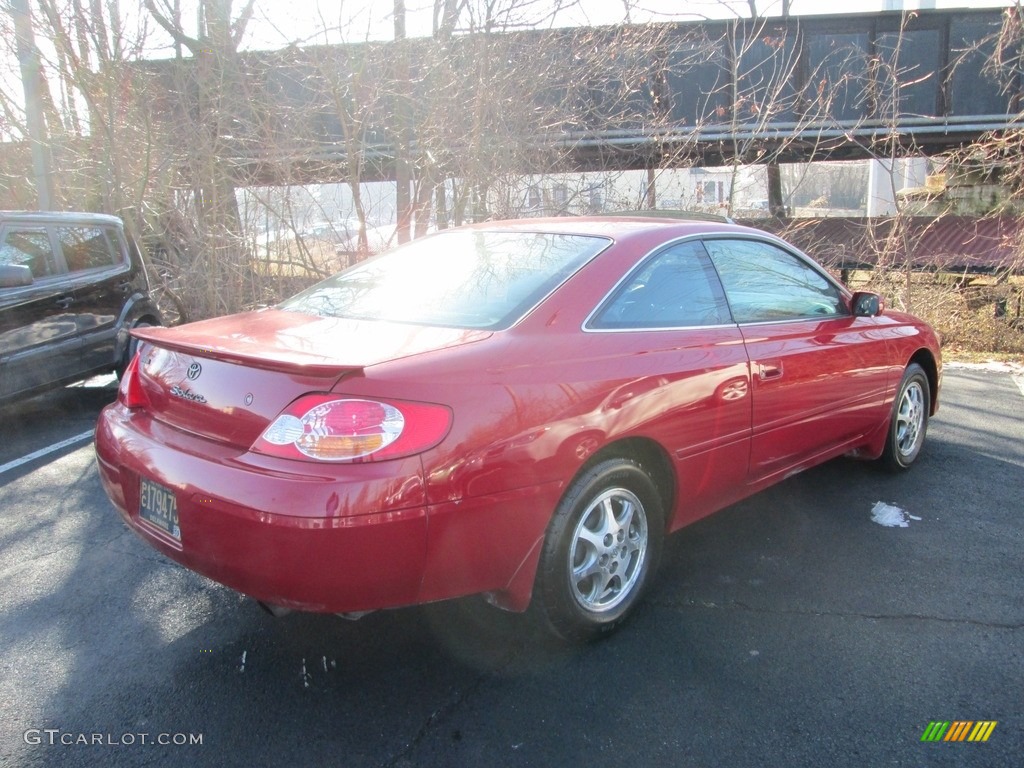2002 Solara SE Coupe - Red Flame Metallic / Charcoal photo #6