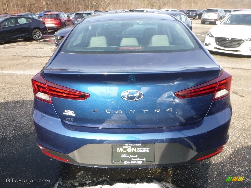 2019 Elantra SE - Lakeside Blue / Gray photo #7