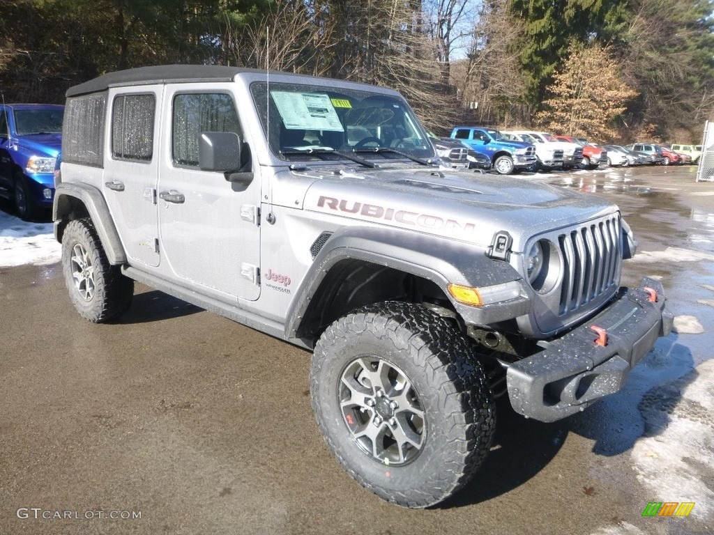 Billet Silver Metallic 2019 Jeep Wrangler Unlimited Rubicon 4x4 Exterior Photo #131735737