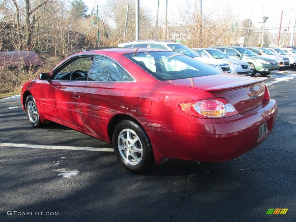 2002 Solara SE Coupe - Red Flame Metallic / Charcoal photo #8
