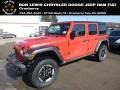 Firecracker Red - Wrangler Unlimited Rubicon 4x4 Photo No. 1