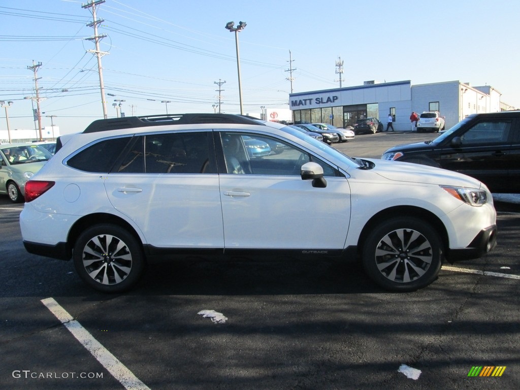 2016 Outback 2.5i Limited - Crystal White Pearl / Warm Ivory photo #5