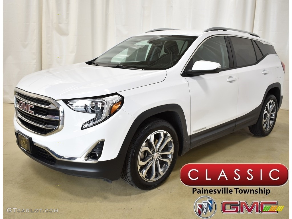 2018 Terrain SLT AWD - Summit White / ­Jet Black photo #1