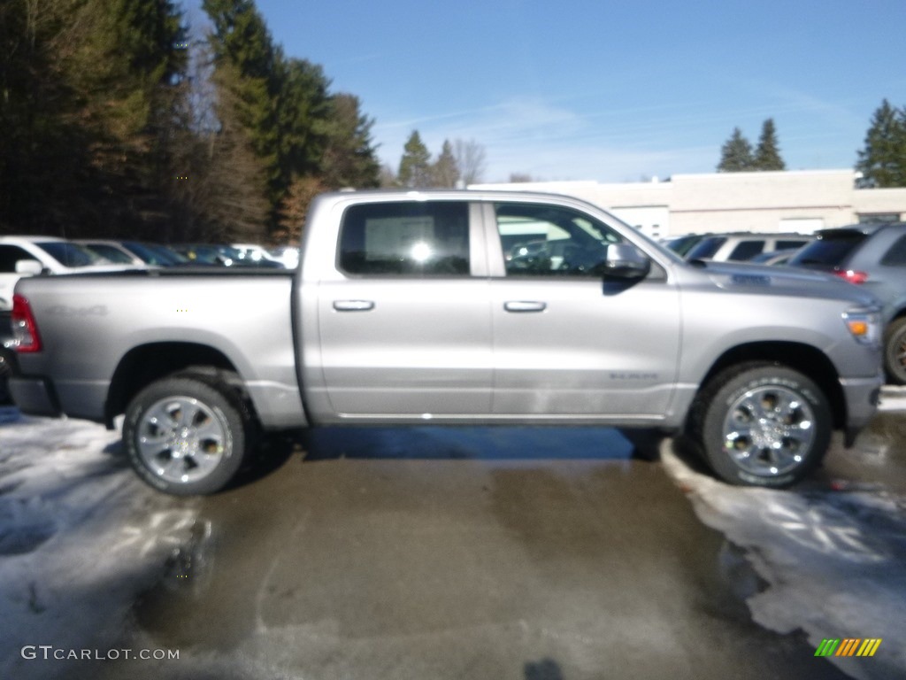 2019 1500 Big Horn Crew Cab 4x4 - Billett Silver Metallic / Black photo #7