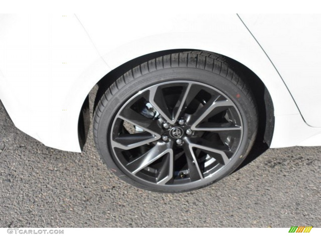 2019 Corolla Hatchback XSE - Blizzard White Pearl / Black photo #34