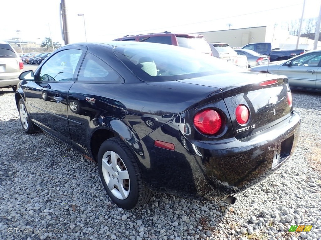 2007 Cobalt LS Sedan - Black / Gray photo #2