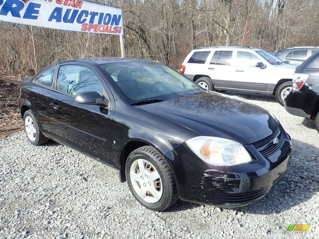 2007 Cobalt LS Sedan - Black / Gray photo #5