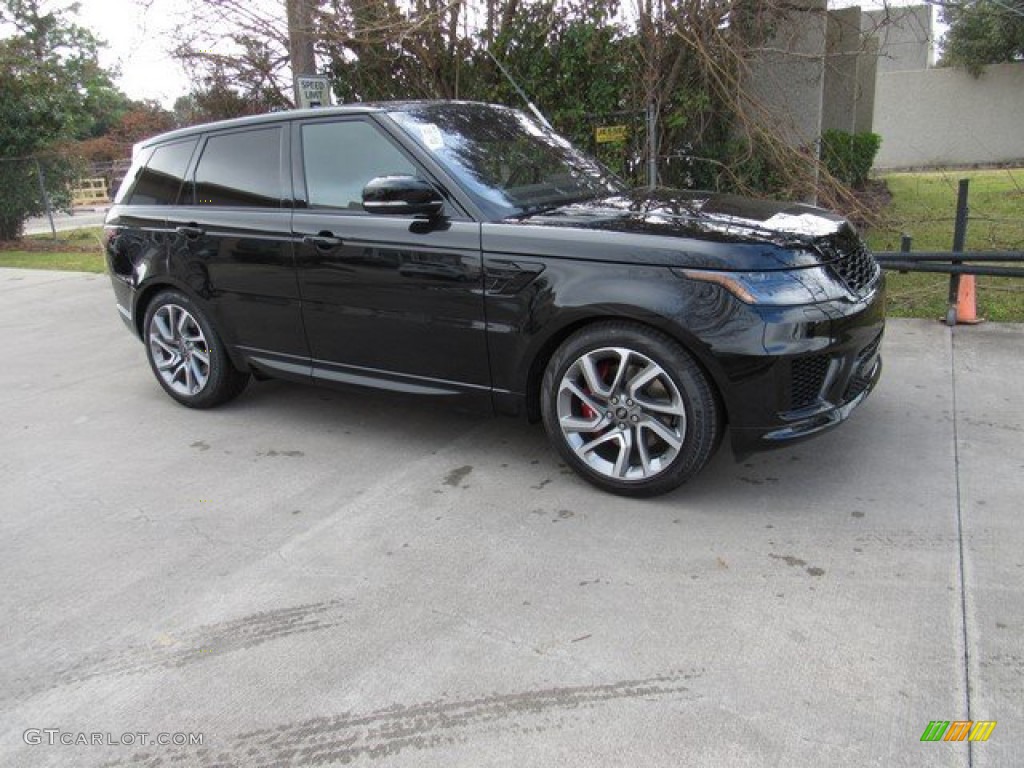 Santorini Black Metallic 2019 Land Rover Range Rover Sport Autobiography Dynamic Exterior Photo #131745643