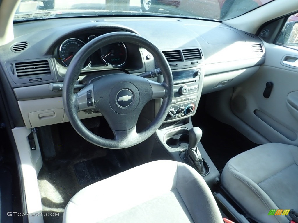 2007 Cobalt LS Sedan - Black / Gray photo #10
