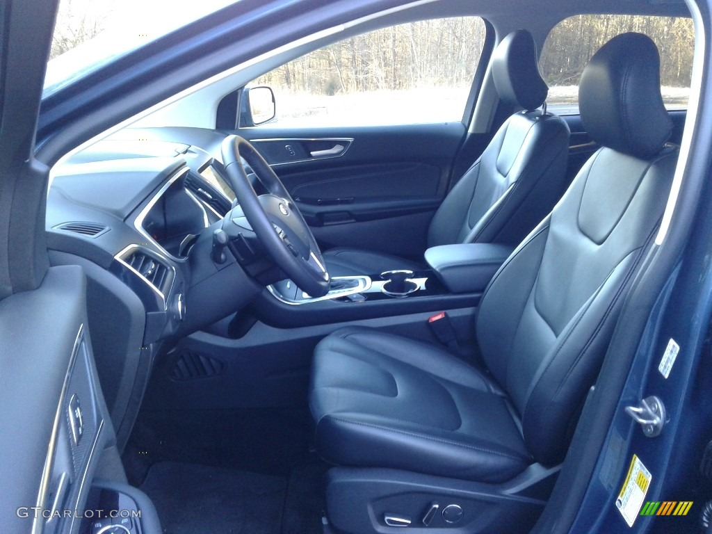 2018 Edge Titanium AWD - Blue / Ebony photo #10