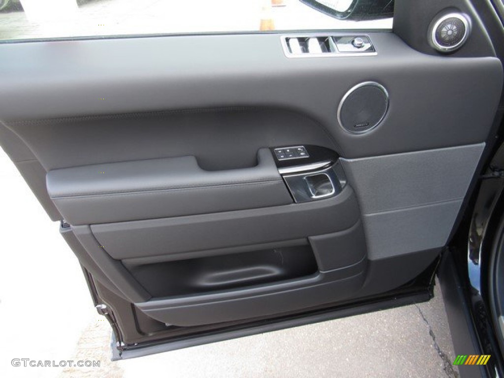 2019 Land Rover Range Rover Sport Autobiography Dynamic Ebony/Ebony Door Panel Photo #131746081