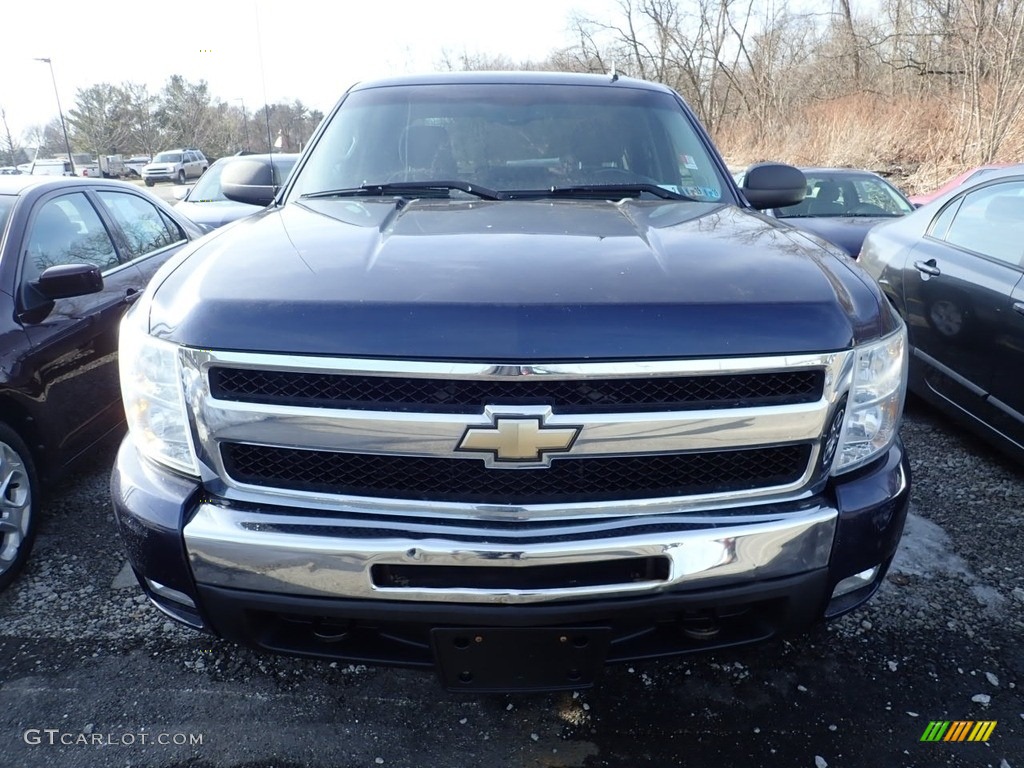 2009 Silverado 1500 LT Crew Cab 4x4 - Imperial Blue Metallic / Ebony photo #6