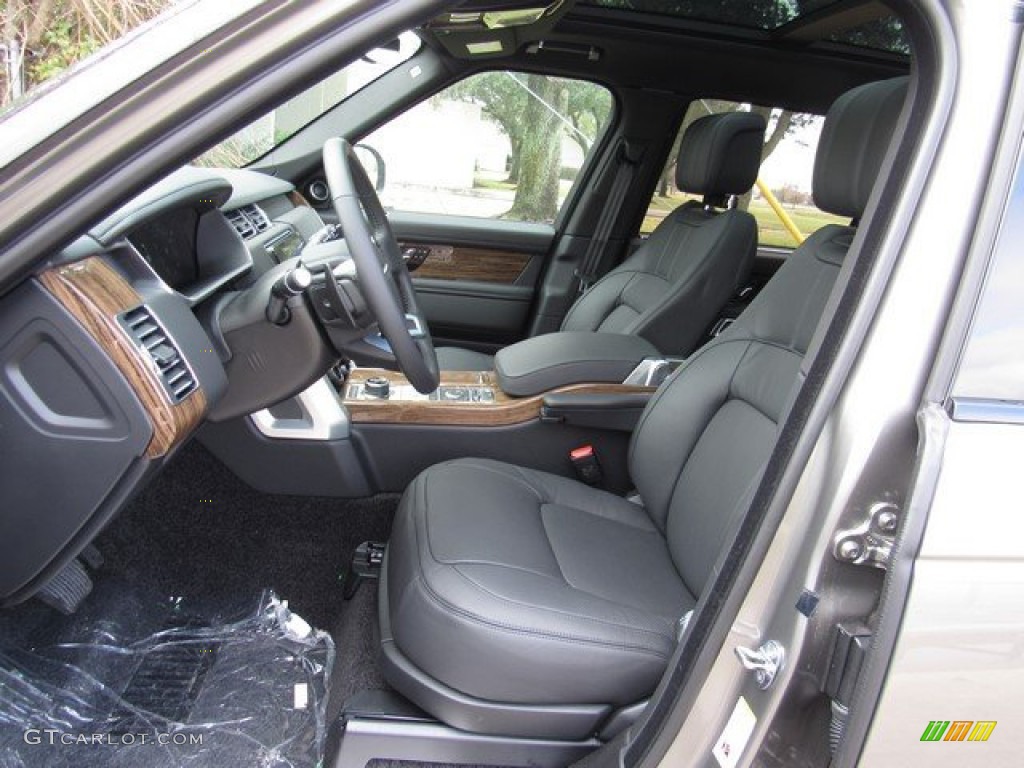 Ebony/Ebony Interior 2019 Land Rover Range Rover Supercharged Photo #131746423