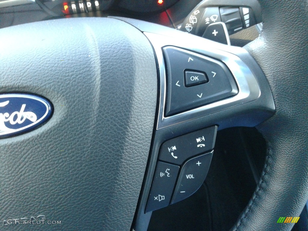 2018 Edge Titanium AWD - Blue / Ebony photo #21