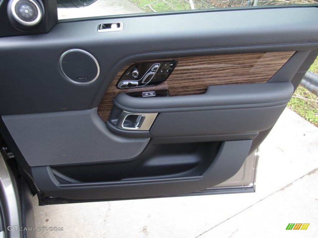 2019 Land Rover Range Rover Supercharged Ebony/Ebony Door Panel Photo #131746769