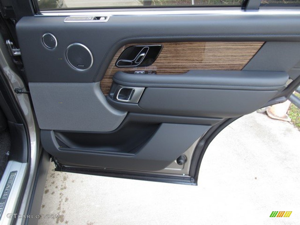 2019 Land Rover Range Rover Supercharged Ebony/Ebony Door Panel Photo #131746816