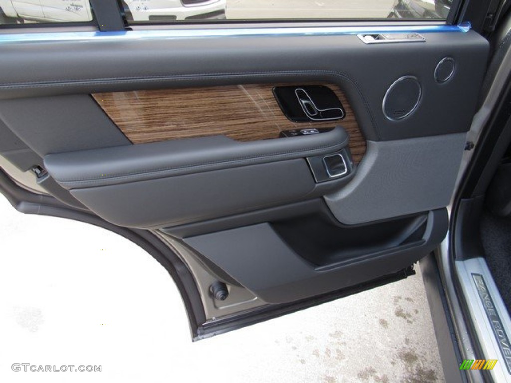 2019 Land Rover Range Rover Supercharged Ebony/Ebony Door Panel Photo #131746868