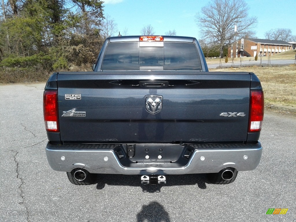 2017 1500 Big Horn Quad Cab 4x4 - Maximum Steel Metallic / Black/Diesel Gray photo #7