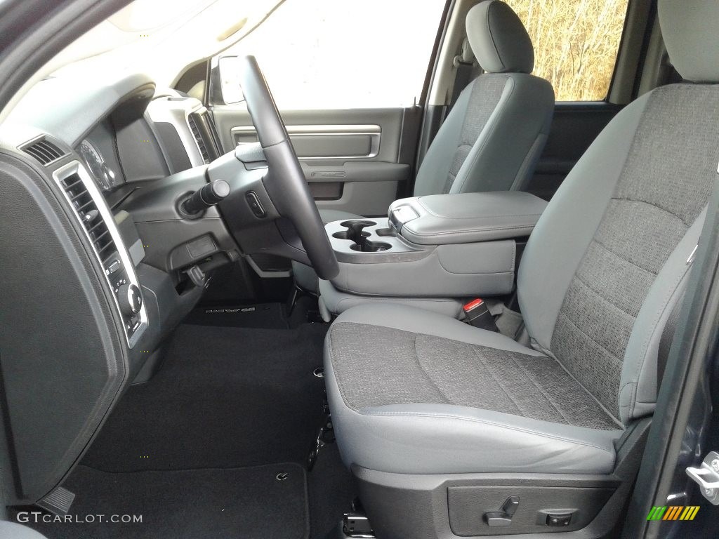 2017 1500 Big Horn Quad Cab 4x4 - Maximum Steel Metallic / Black/Diesel Gray photo #10