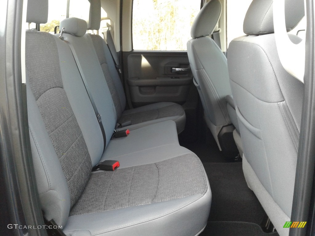 2017 1500 Big Horn Quad Cab 4x4 - Maximum Steel Metallic / Black/Diesel Gray photo #14