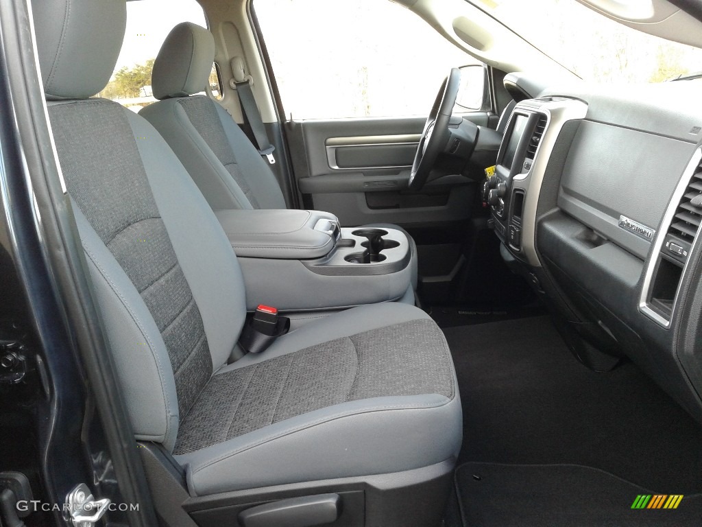 2017 1500 Big Horn Quad Cab 4x4 - Maximum Steel Metallic / Black/Diesel Gray photo #15