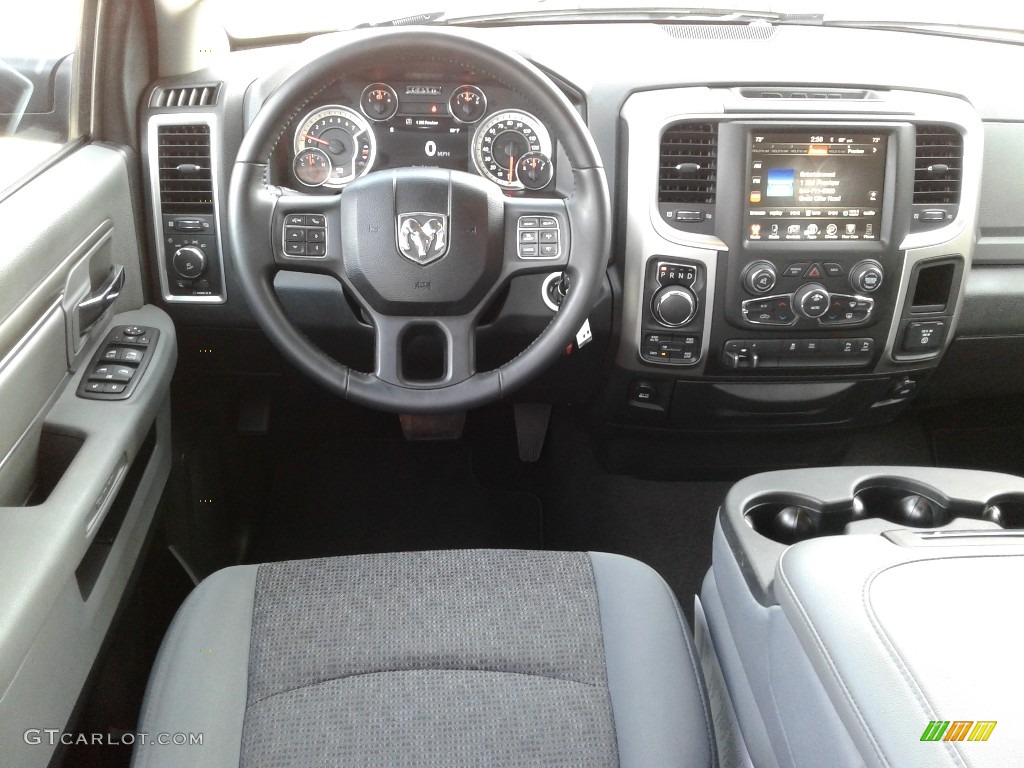 2017 1500 Big Horn Quad Cab 4x4 - Maximum Steel Metallic / Black/Diesel Gray photo #31