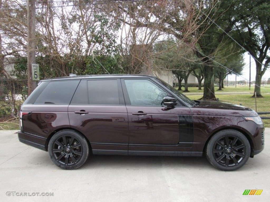 Rosello Red Metallic 2019 Land Rover Range Rover HSE Exterior Photo #131748040