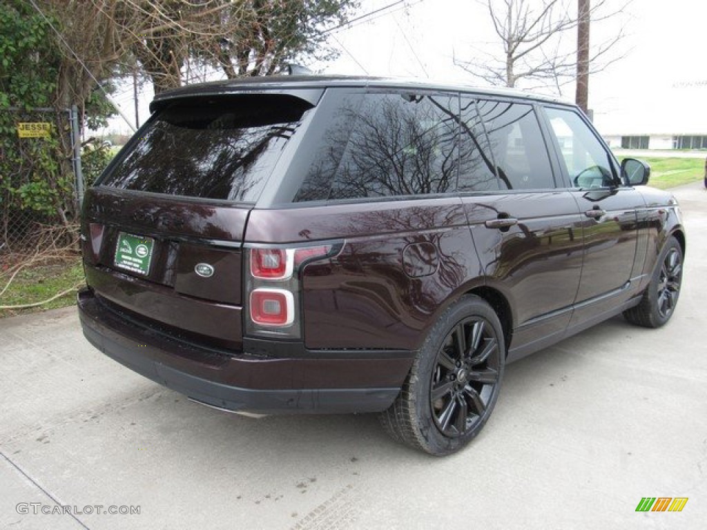 2019 Range Rover HSE - Rosello Red Metallic / Ebony/Ebony photo #6