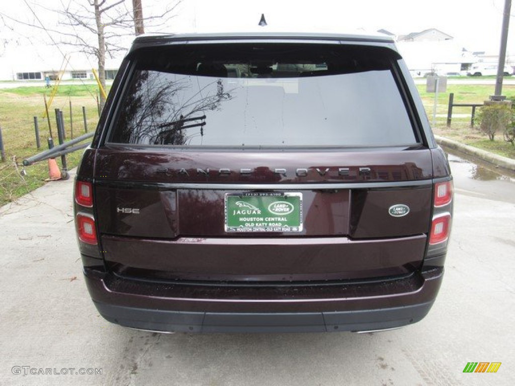 2019 Range Rover HSE - Rosello Red Metallic / Ebony/Ebony photo #7