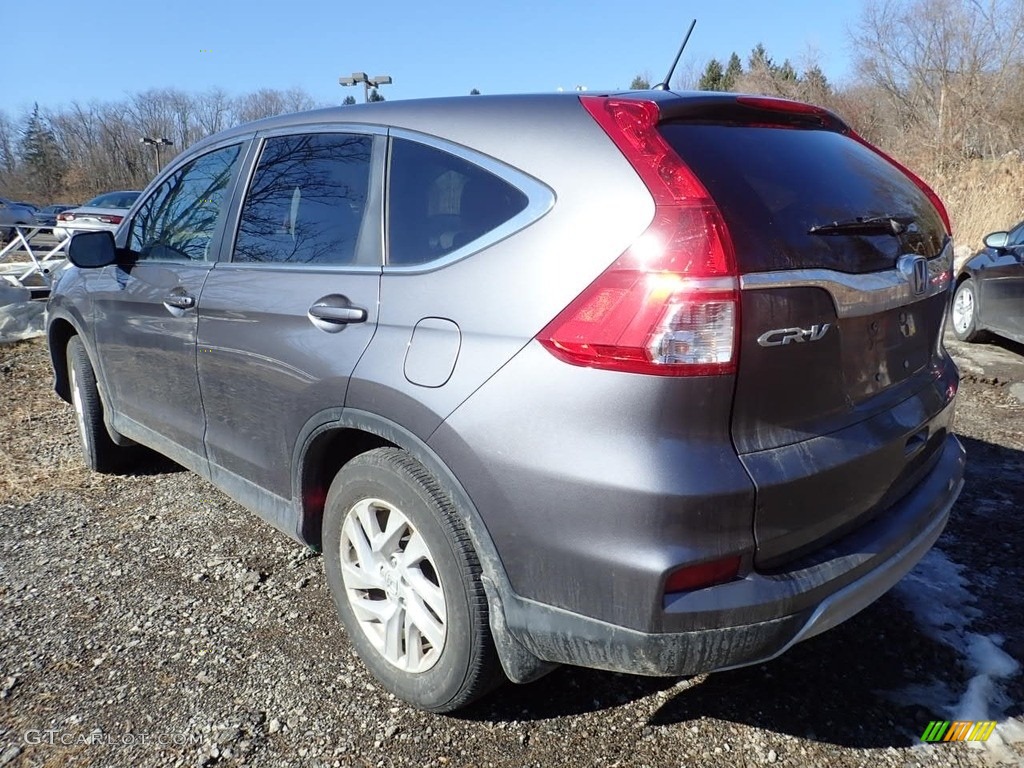 2016 CR-V EX AWD - Modern Steel Metallic / Black photo #2