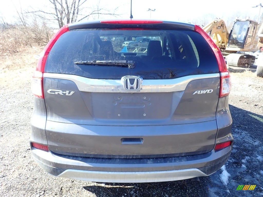2016 CR-V EX AWD - Modern Steel Metallic / Black photo #3