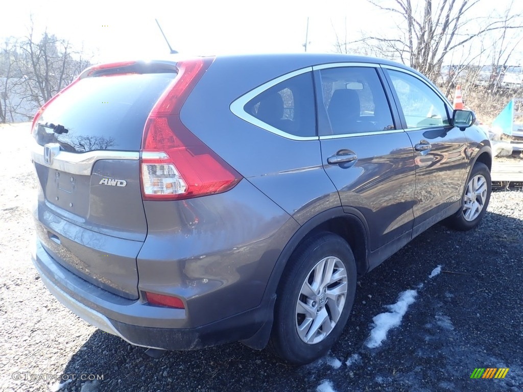 2016 CR-V EX AWD - Modern Steel Metallic / Black photo #4