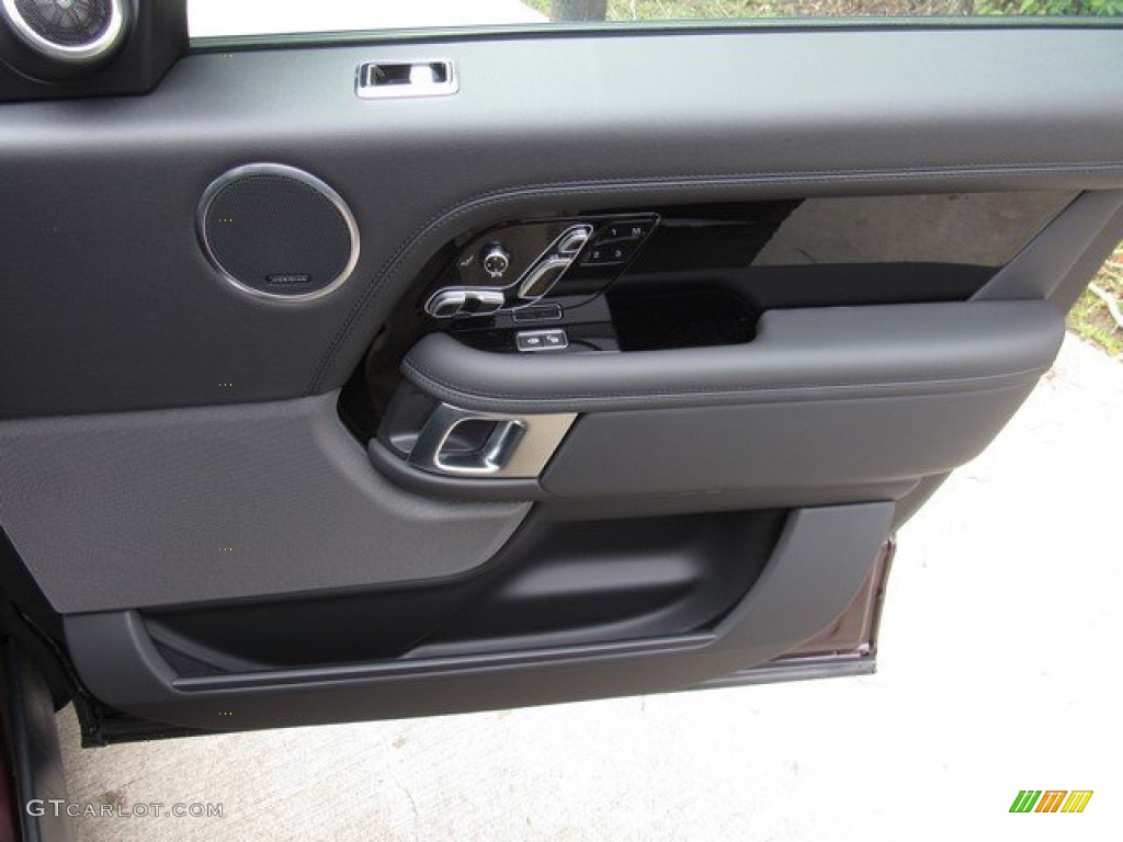 2019 Land Rover Range Rover HSE Ebony/Ebony Door Panel Photo #131748331