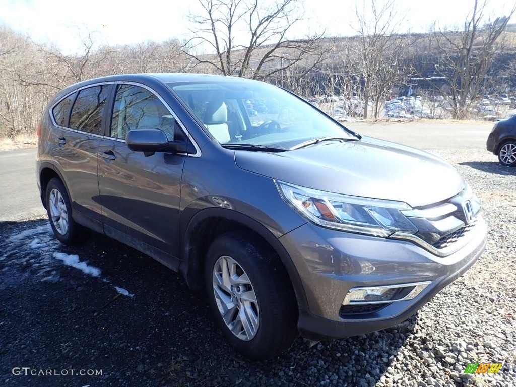 2016 CR-V EX AWD - Modern Steel Metallic / Black photo #5