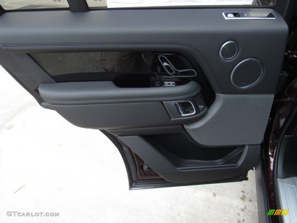 2019 Land Rover Range Rover HSE Ebony/Ebony Door Panel Photo #131748427