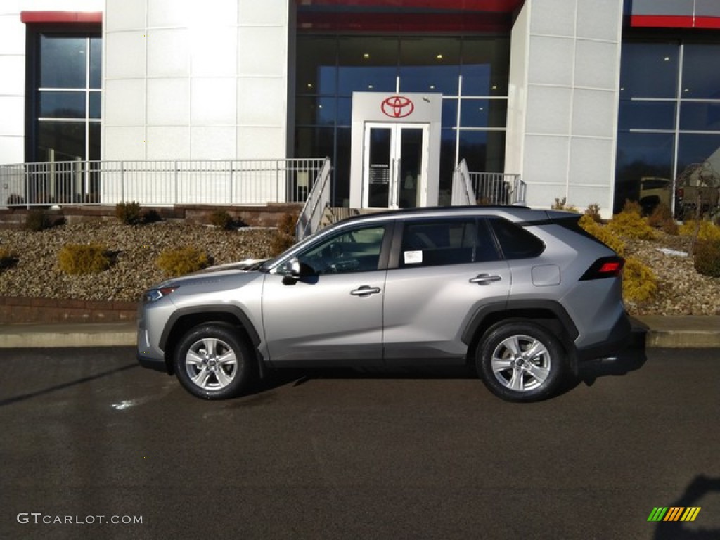 2019 RAV4 XLE AWD - Silver Sky Metallic / Black photo #2