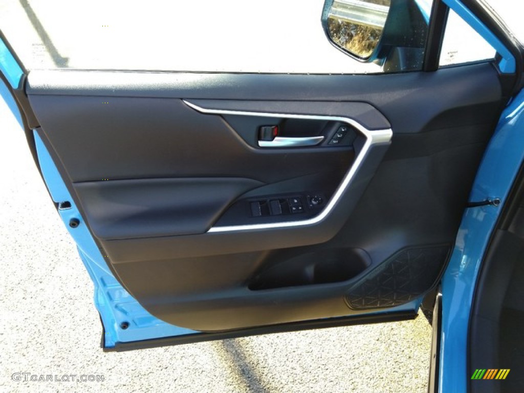 2019 Toyota RAV4 XLE AWD Black Door Panel Photo #131751418