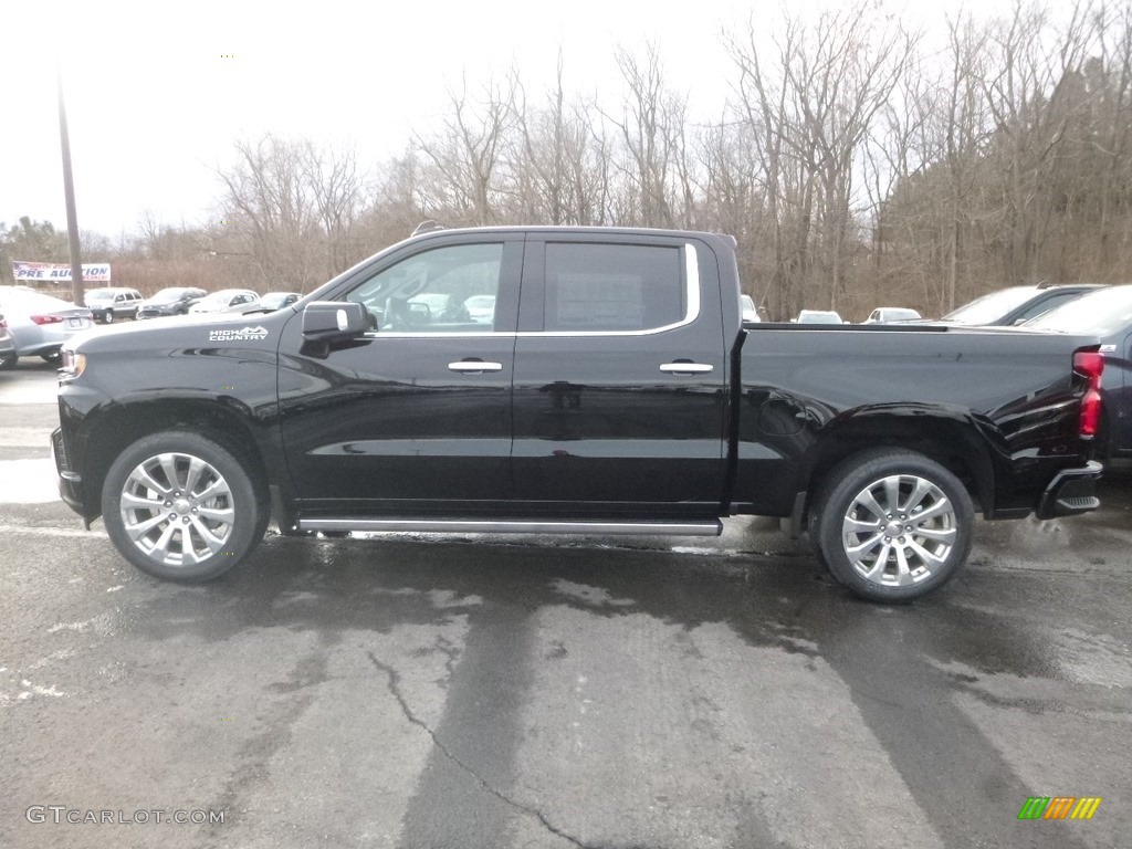 2019 Silverado 1500 High Country Crew Cab 4WD - Black / Jet Black/Umber photo #3