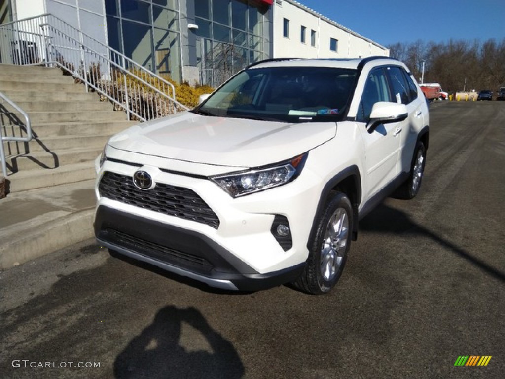 2019 RAV4 LE AWD - Blizzard White Pearl / Light Gray photo #1