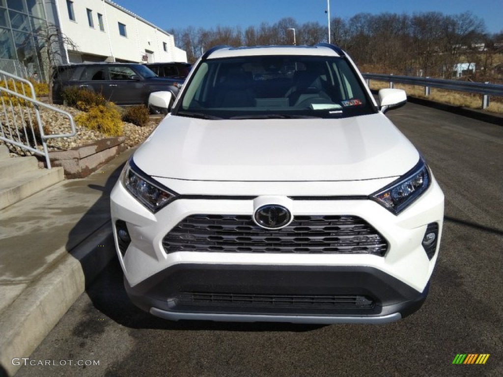 2019 RAV4 LE AWD - Blizzard White Pearl / Light Gray photo #8