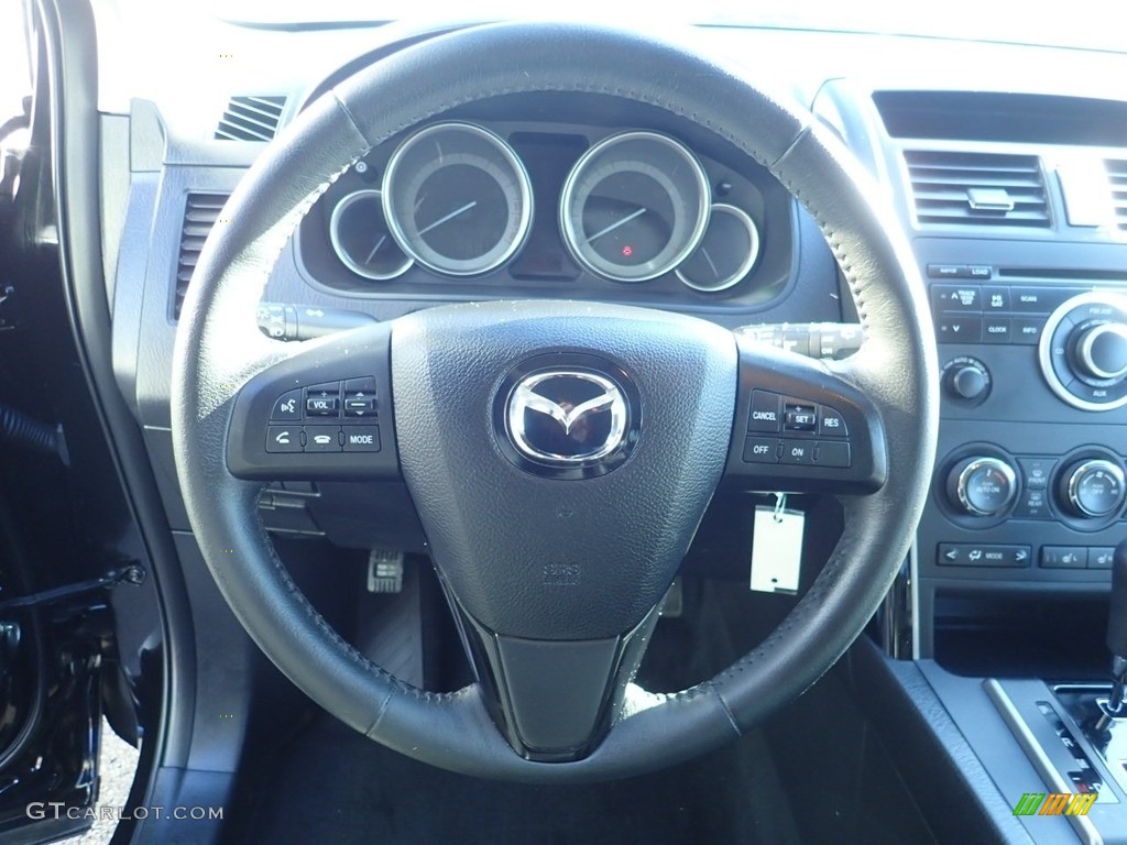 2012 CX-9 Touring AWD - Brilliant Black / Black photo #22
