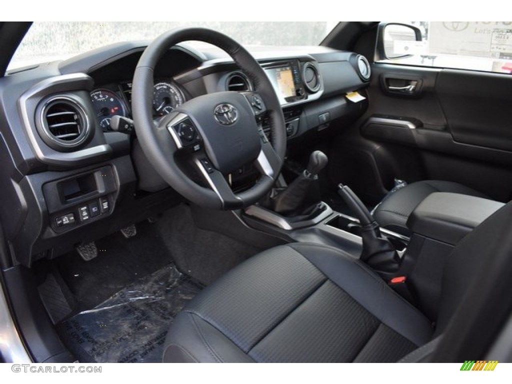 Black Interior 2019 Toyota Tacoma TRD Off-Road Double Cab 4x4 Photo #131753848