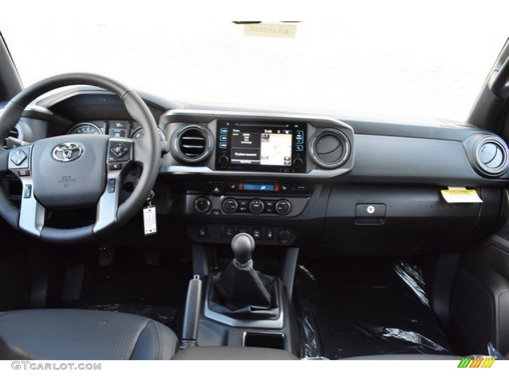 2019 Toyota Tacoma TRD Off-Road Double Cab 4x4 Black Dashboard Photo #131753902